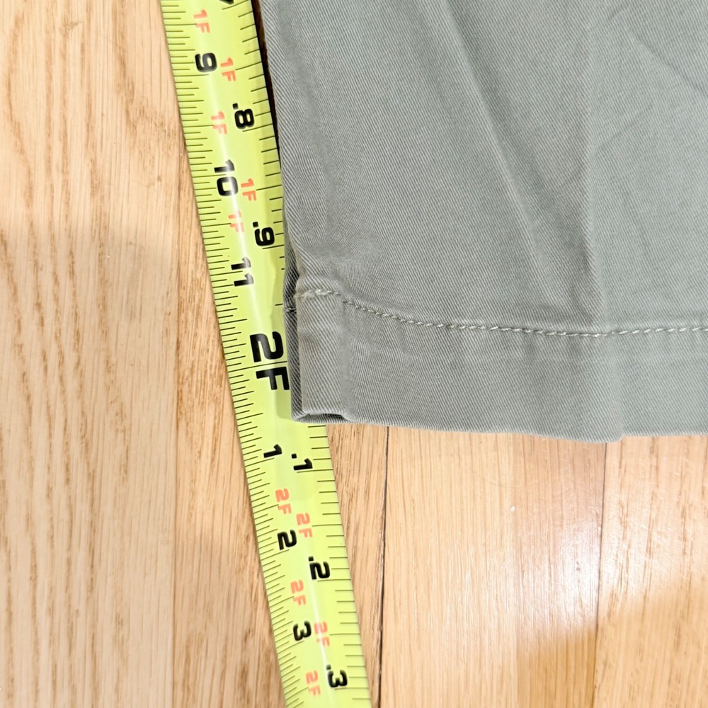LOFT The Slim Pants Women's Size 10 Olive Green Cotton Blend Casual Trousers - Picture 3 of 10